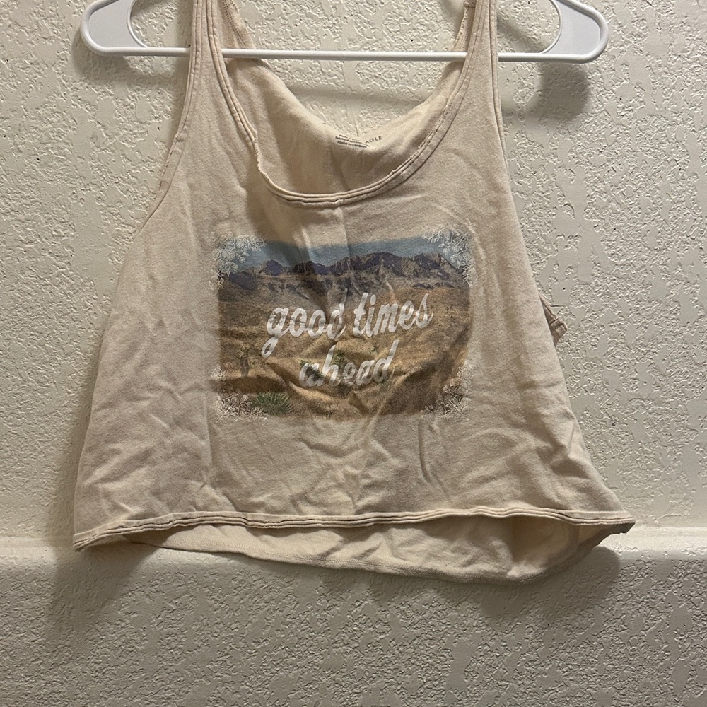 American Eagle Cropped Tank Top